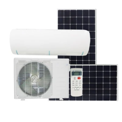 9000BTU 12000 18000 24000BTU Mur Split 100% Pure DC Inverter Hybrid Solar Powered Air Conditioner