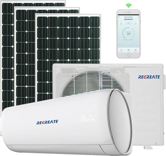 100% 18000BTU Climatiseur solaire 1.5 T Climatiseur hors réseau Climatiseur solaire Climatiseur mural Split