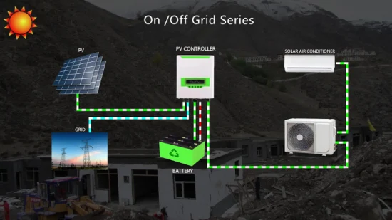 jusqu'à 100% d'économie d'énergie Green Energy Mini Split Hybrid Solar Air Conditioner