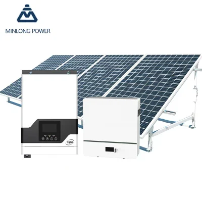 Système solaire de stockage d'énergie hors réseau tout-en-un 2kw/3kw/5kw pour la maison