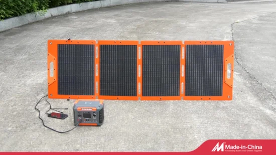 Centrale électrique extérieure Portable avec panneau solaire pliable 200W batterie d'alimentation de secours centrale solaire Portable